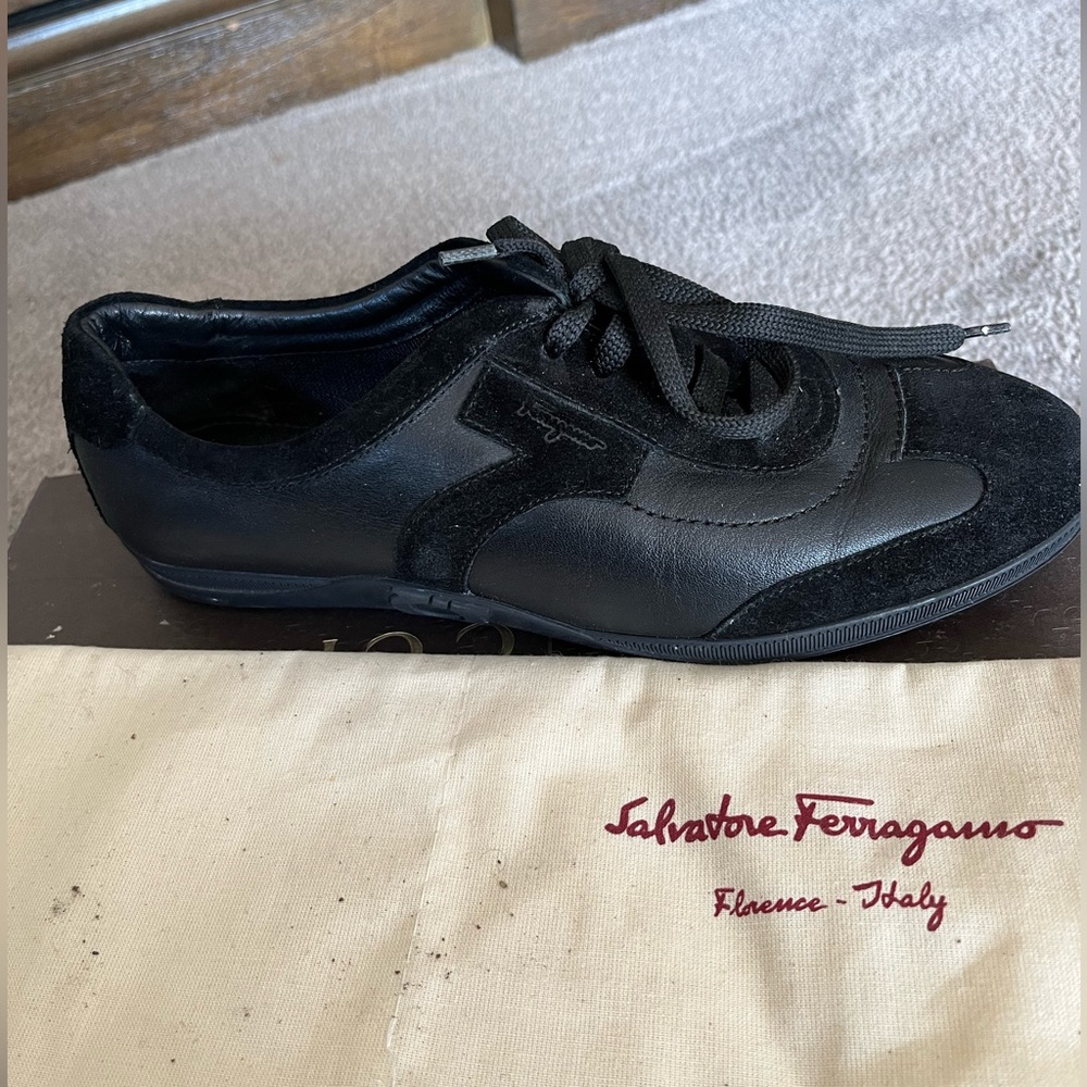 Women size 8 Gently worn dust bag included Salvatore Ferragamo Sneakers